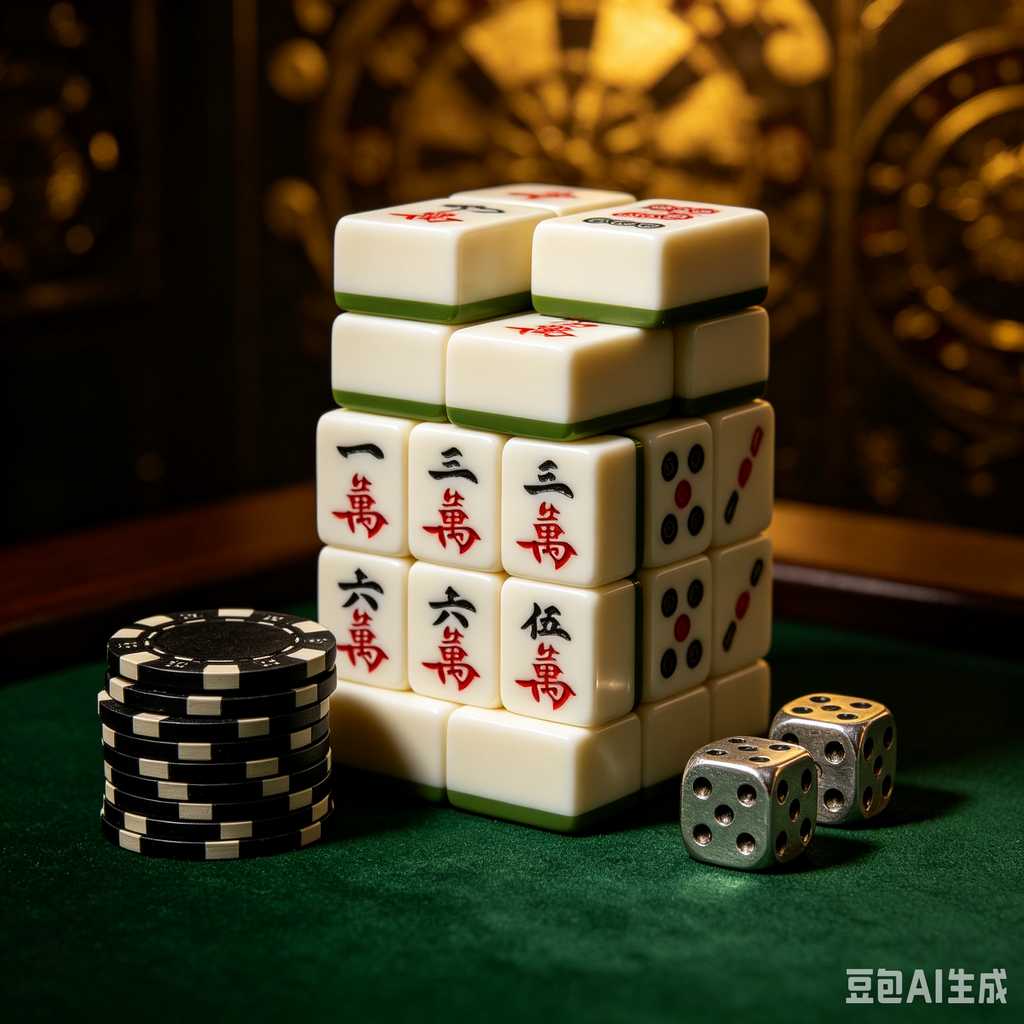 black crystal mahjong tiles